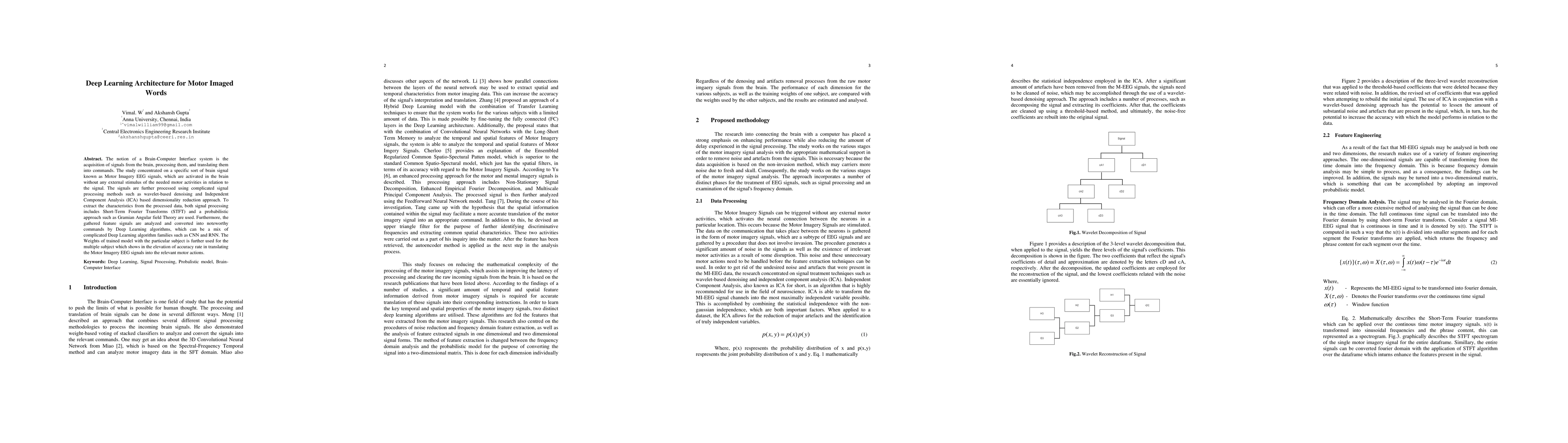 Thumbnail for Deep Learning Architecture for Motor Imaged Words
