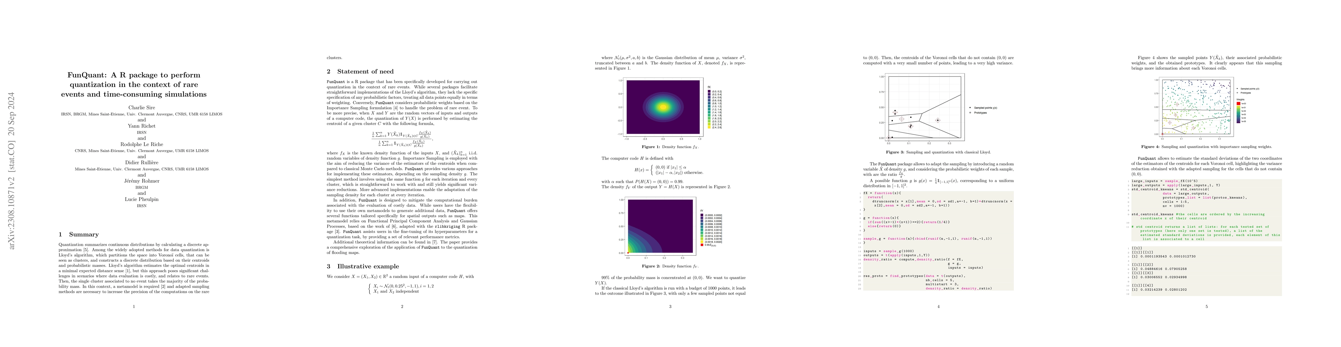 Thumbnail for FunQuant: A R package to perform quantization in the context of rare
  events and time-consuming simulations