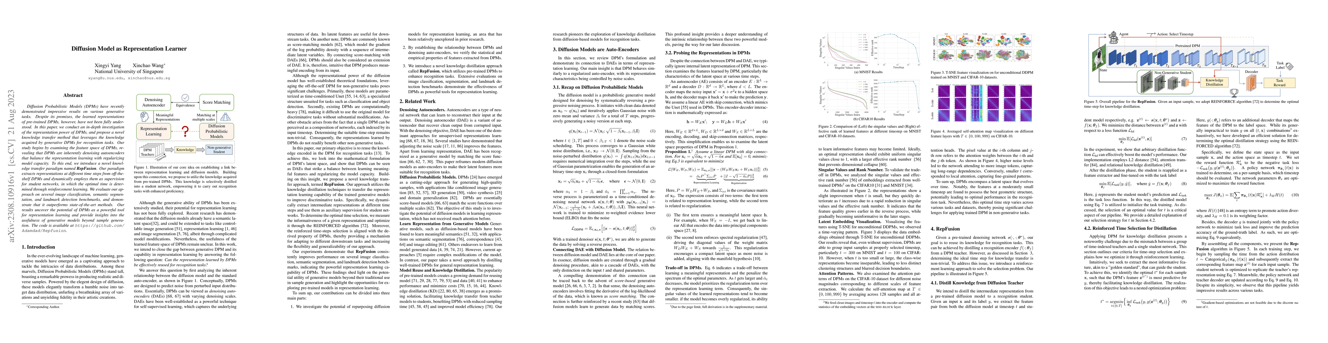 Thumbnail for Diffusion Model as Representation Learner