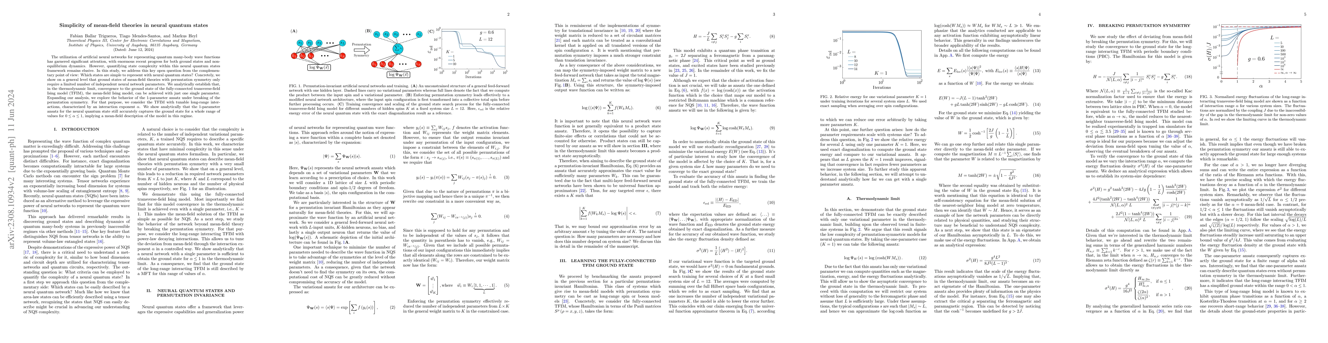 Thumbnail for Simplicity of mean-field theories in neural quantum states