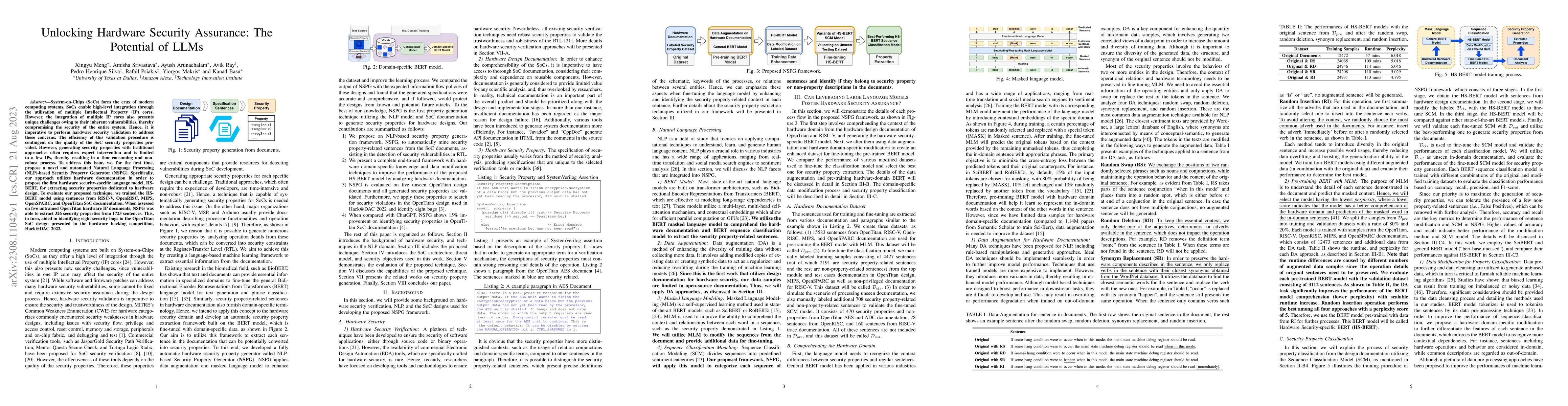 Thumbnail for Unlocking Hardware Security Assurance: The Potential of LLMs