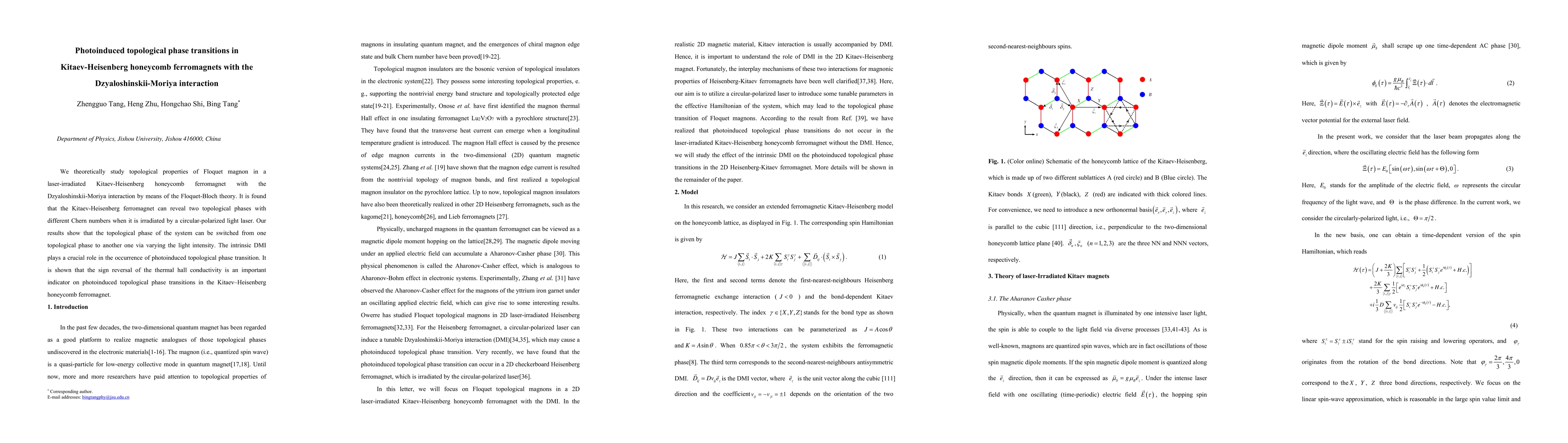Thumbnail for Photoinduced topological phase transitions in Kitaev-Heisenberg
  honeycomb ferromagnets with the Dzyaloshinskii-Moriya interaction