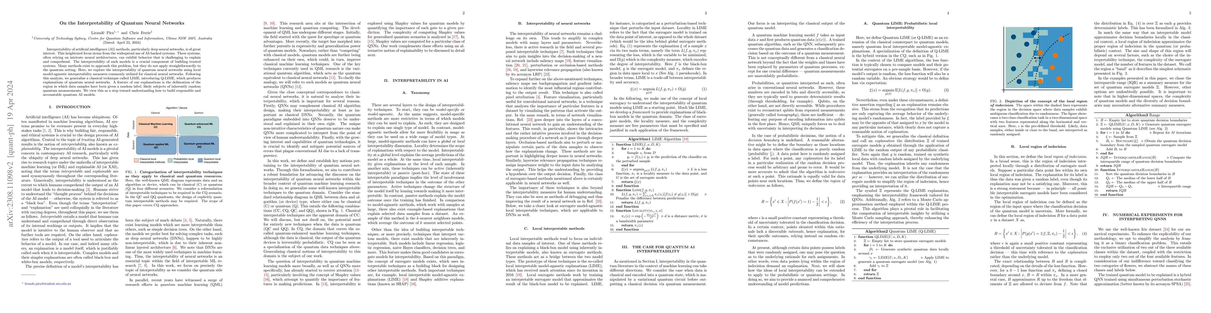 Thumbnail for On the Interpretability of Quantum Neural Networks