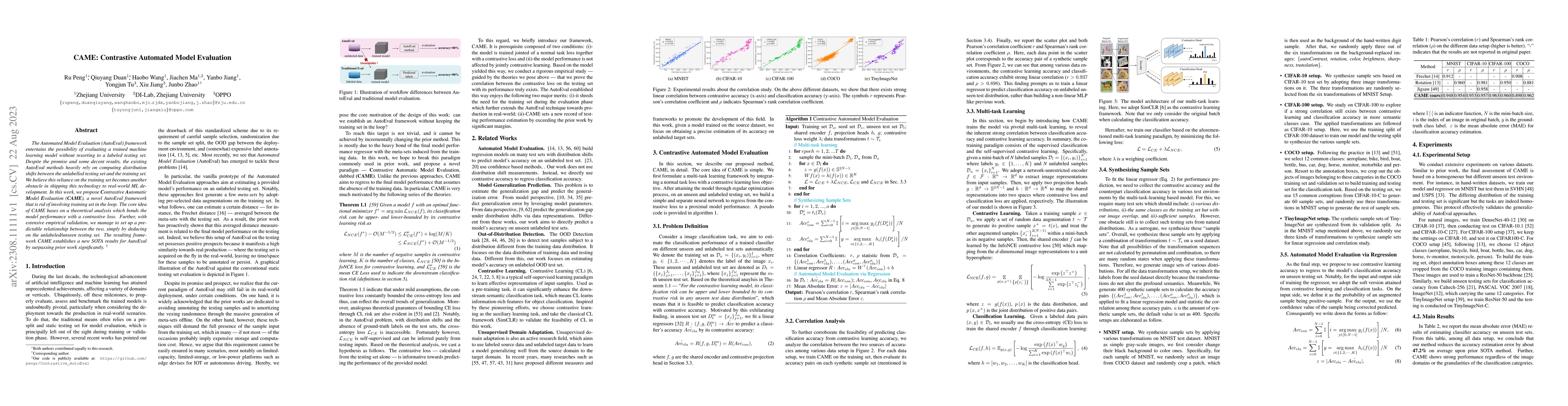 Thumbnail for CAME: Contrastive Automated Model Evaluation