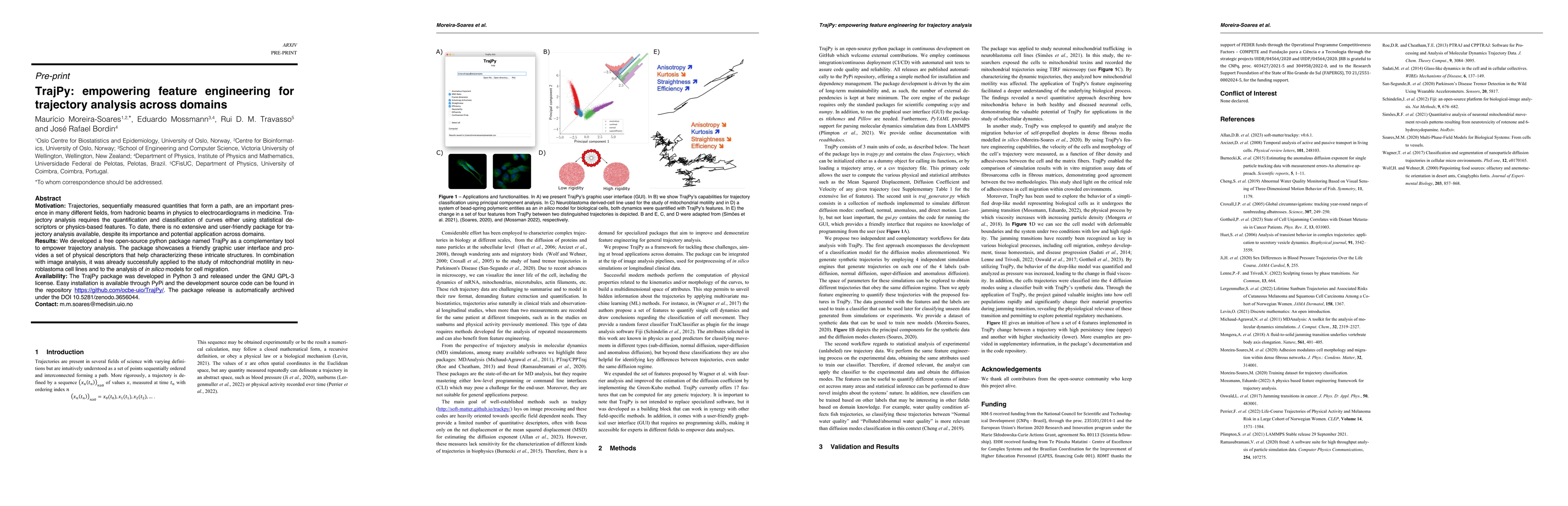 Thumbnail for TrajPy: empowering feature engineering for trajectory analysis across
  domains
