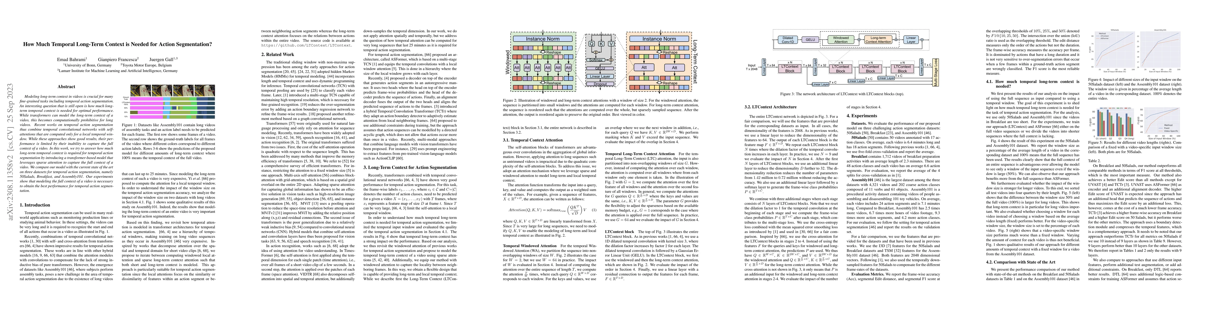 Thumbnail for How Much Temporal Long-Term Context is Needed for Action Segmentation?