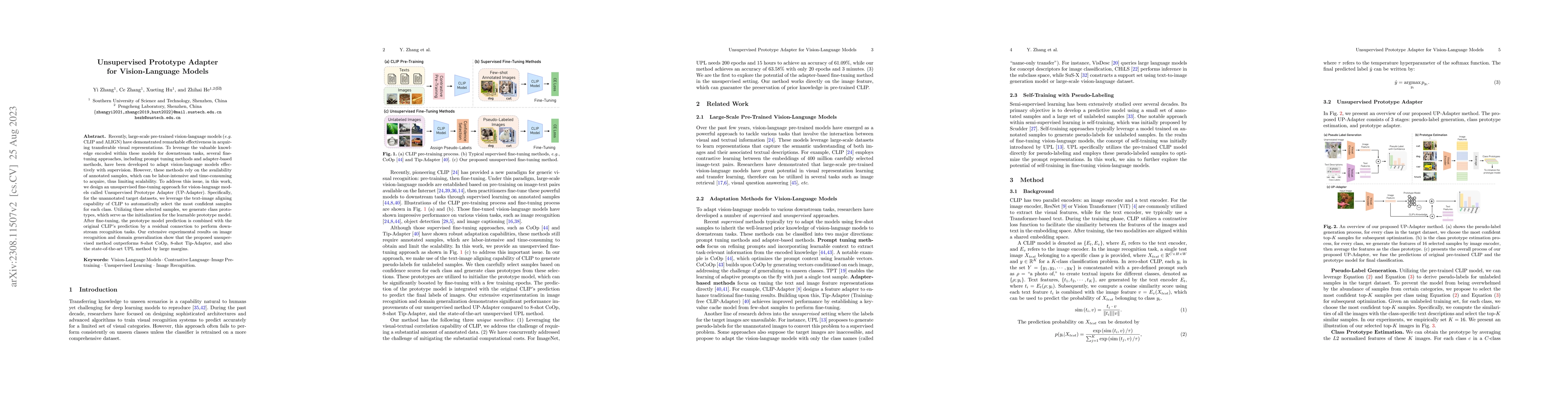 Thumbnail for Unsupervised Prototype Adapter for Vision-Language Models