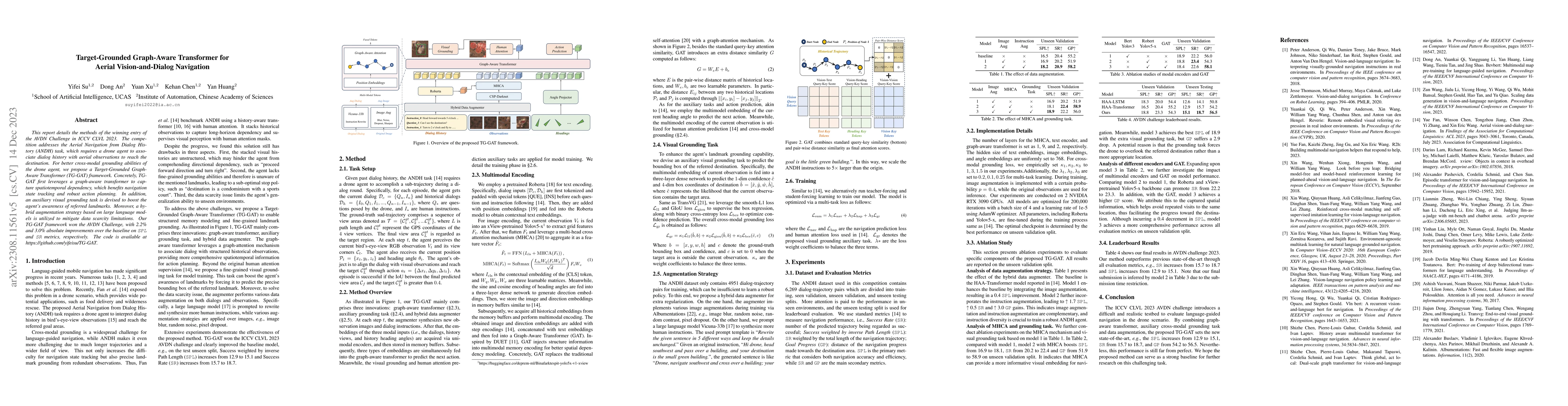 Thumbnail for Target-Grounded Graph-Aware Transformer for Aerial Vision-and-Dialog
  Navigation