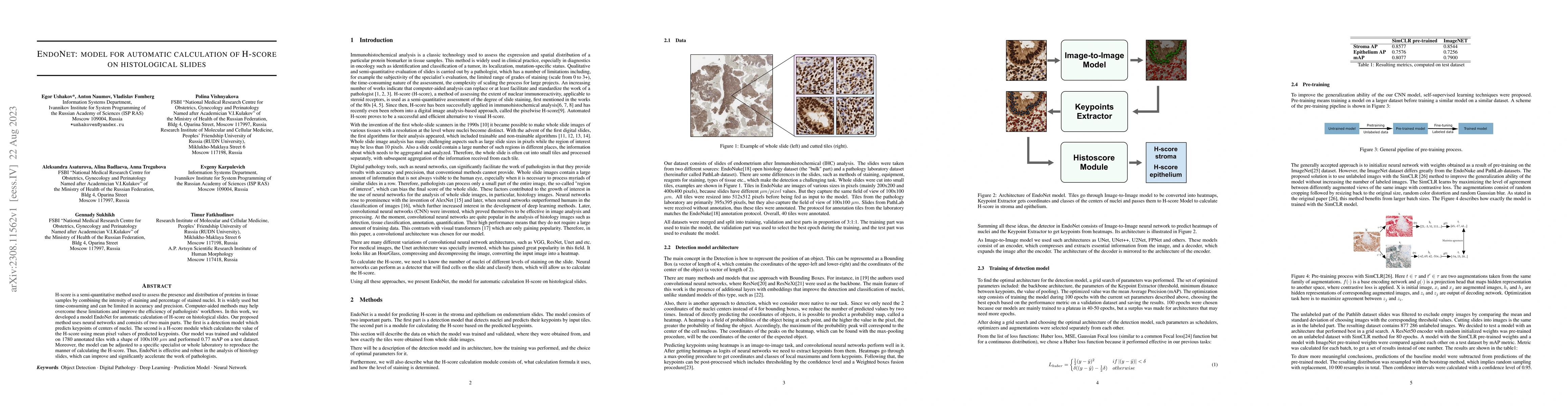 Thumbnail for EndoNet: model for automatic calculation of H-score on histological
  slides