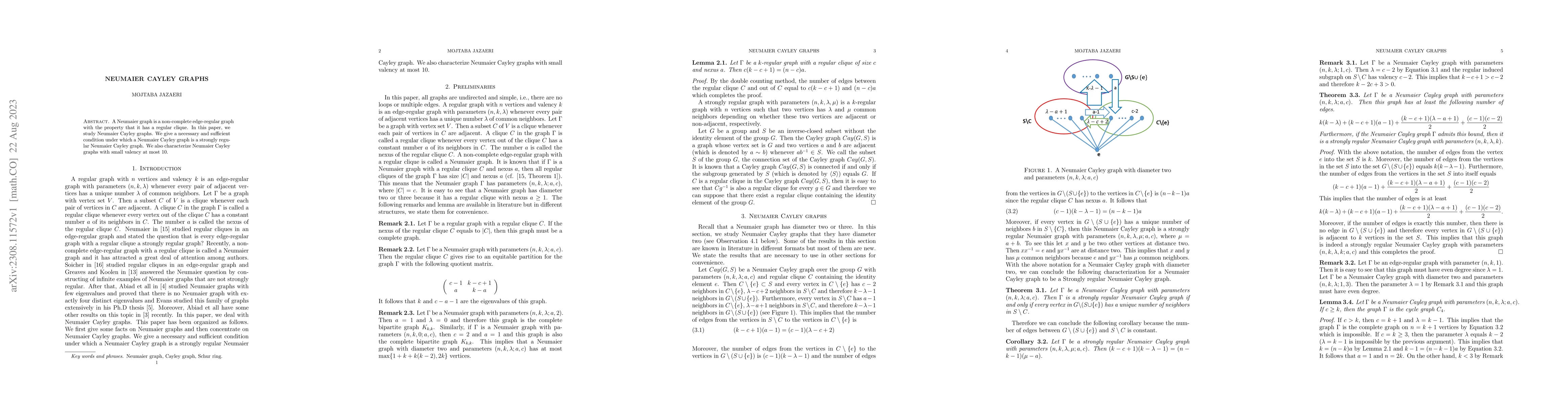 Thumbnail for Neumaier Cayley graphs