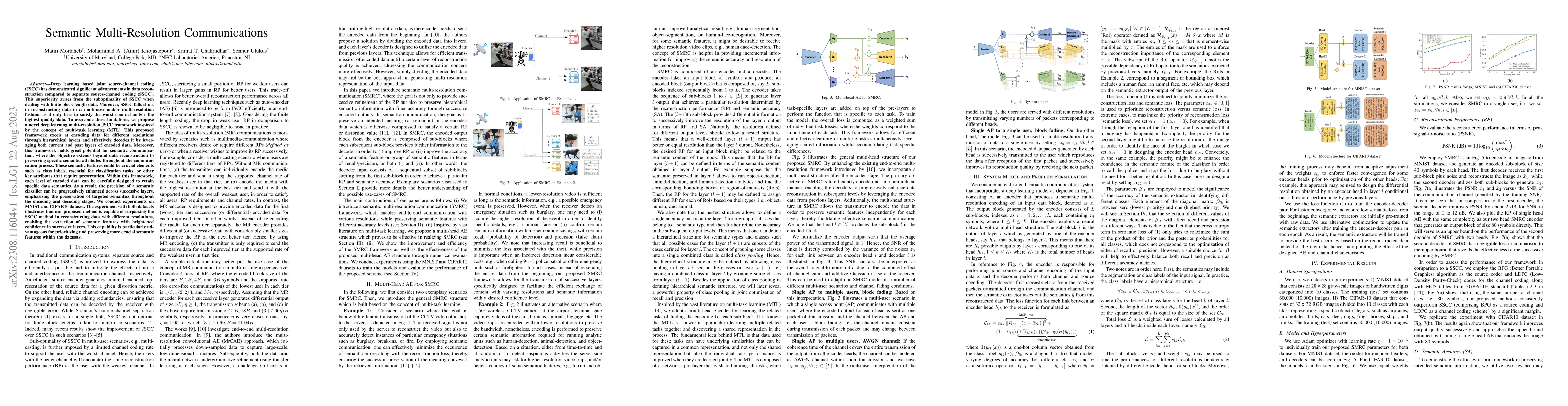 Thumbnail for Semantic Multi-Resolution Communications