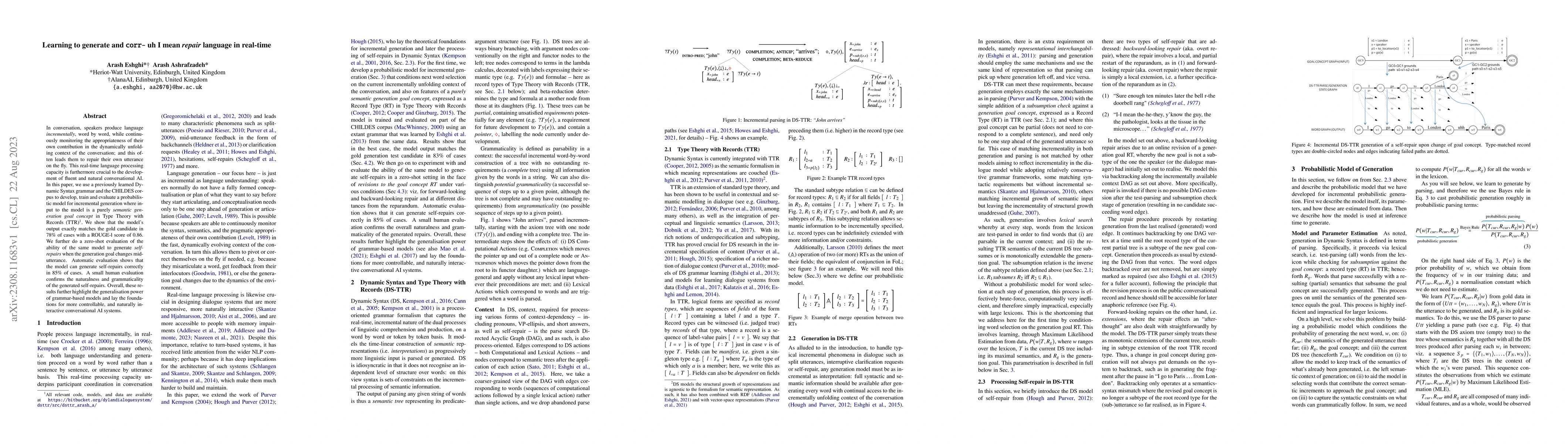 Thumbnail for Learning to generate and corr- uh I mean repair language in real-time