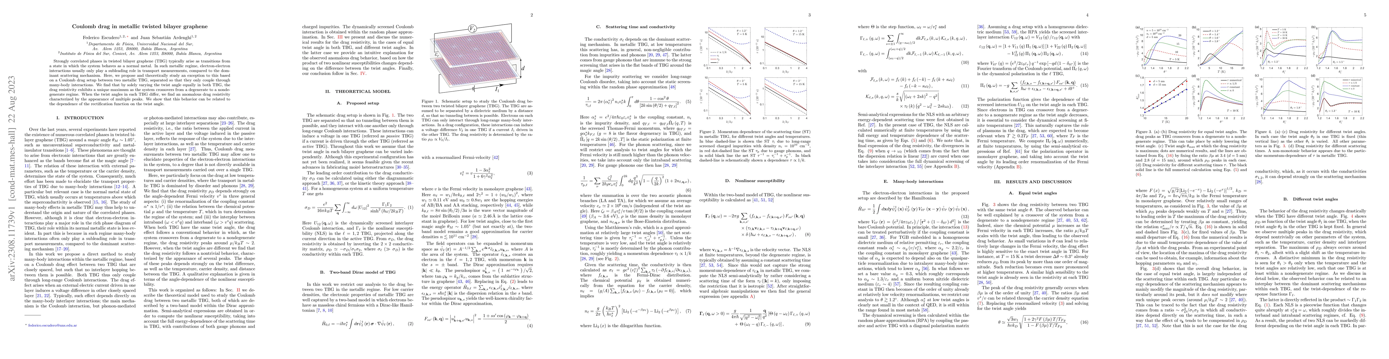 Thumbnail for Coulomb drag in metallic twisted bilayer graphene