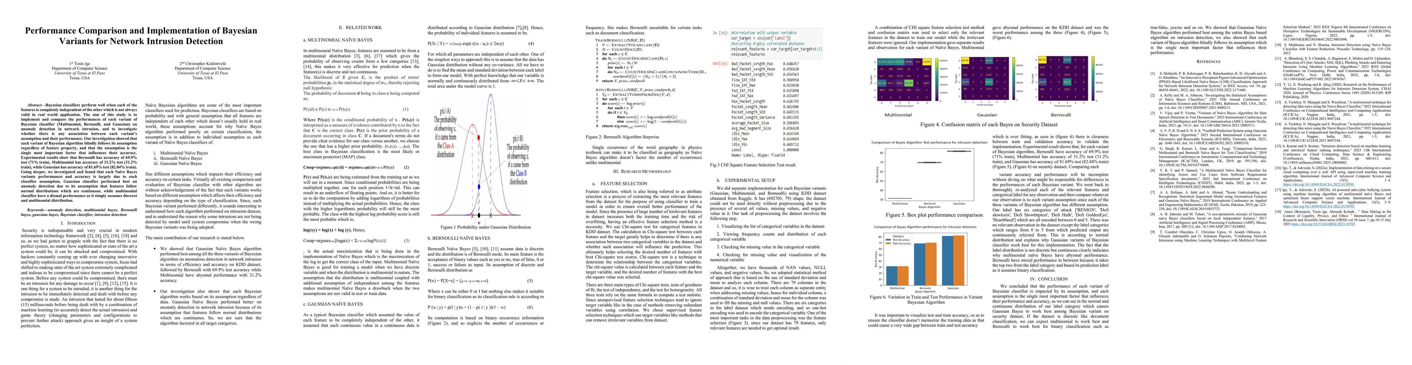 Thumbnail for Performance Comparison and Implementation of Bayesian Variants for
  Network Intrusion Detection