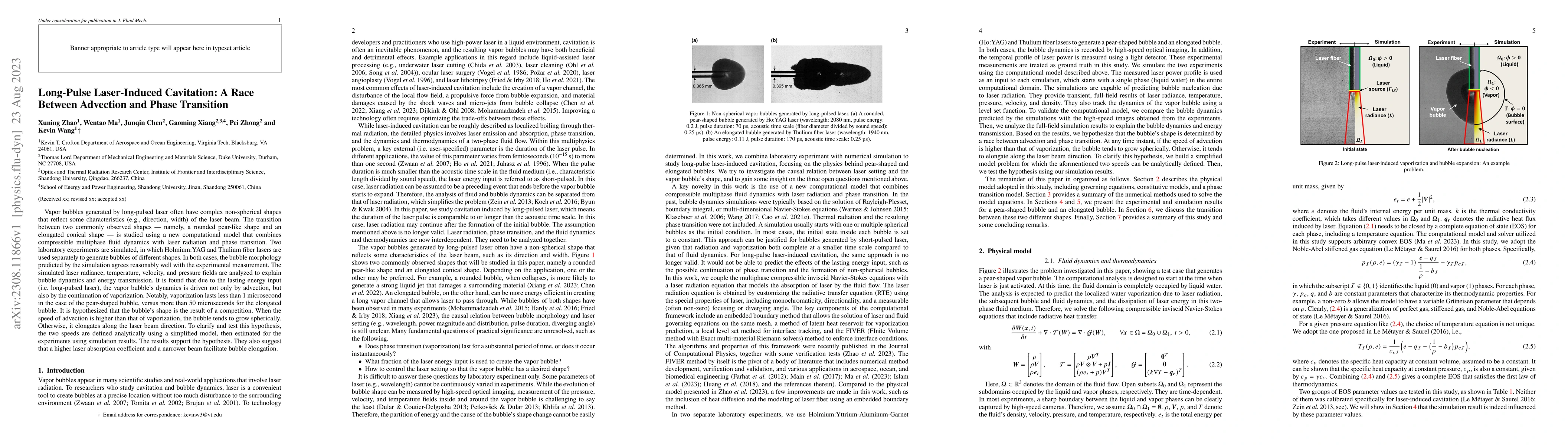 Thumbnail for Long-Pulse Laser-Induced Cavitation: A Race Between Advection and Phase
  Transition