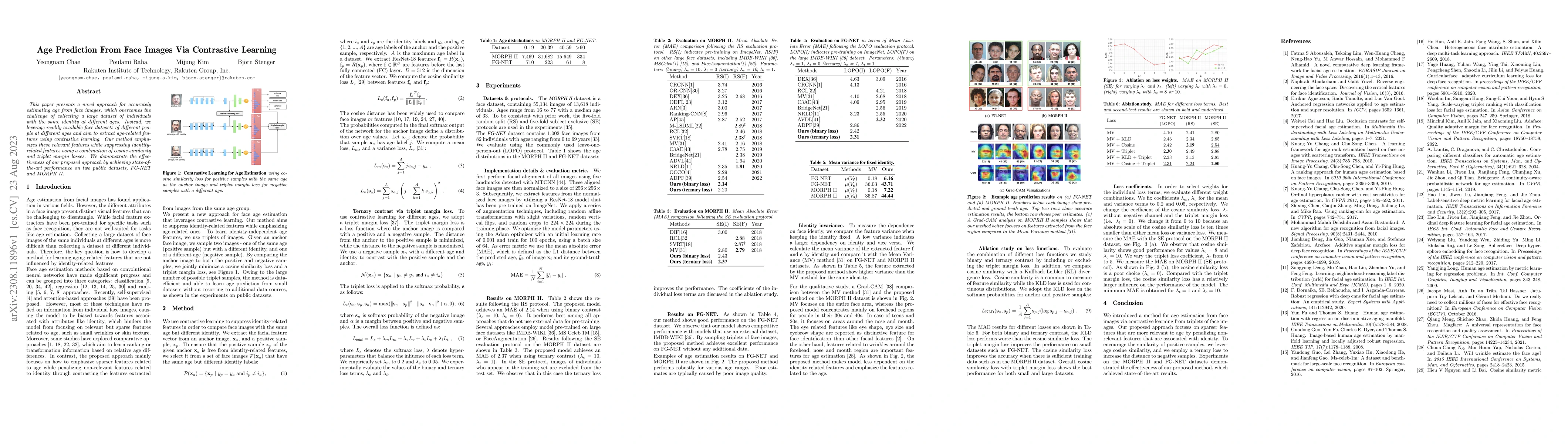 Thumbnail for Age Prediction From Face Images Via Contrastive Learning