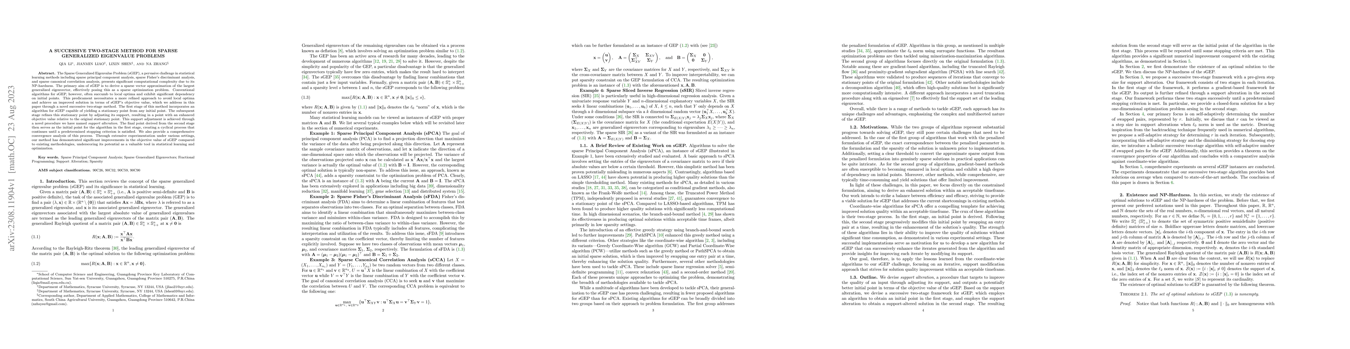 Thumbnail for A Successive Two-stage Method for Sparse Generalized Eigenvalue Problems