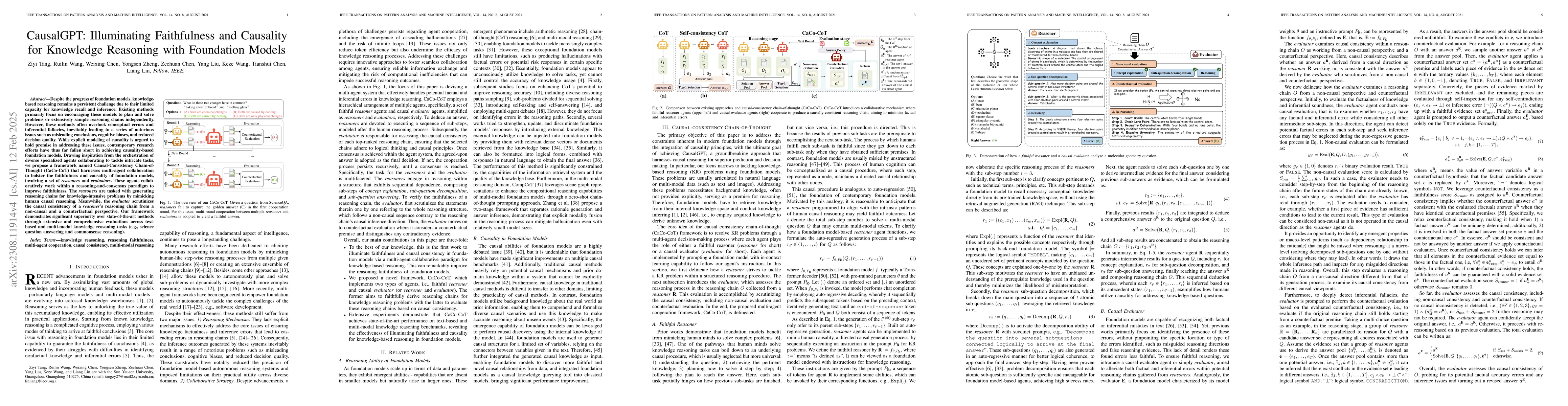 Thumbnail for Towards CausalGPT: A Multi-Agent Approach for Faithful Knowledge
  Reasoning via Promoting Causal Consistency in LLMs