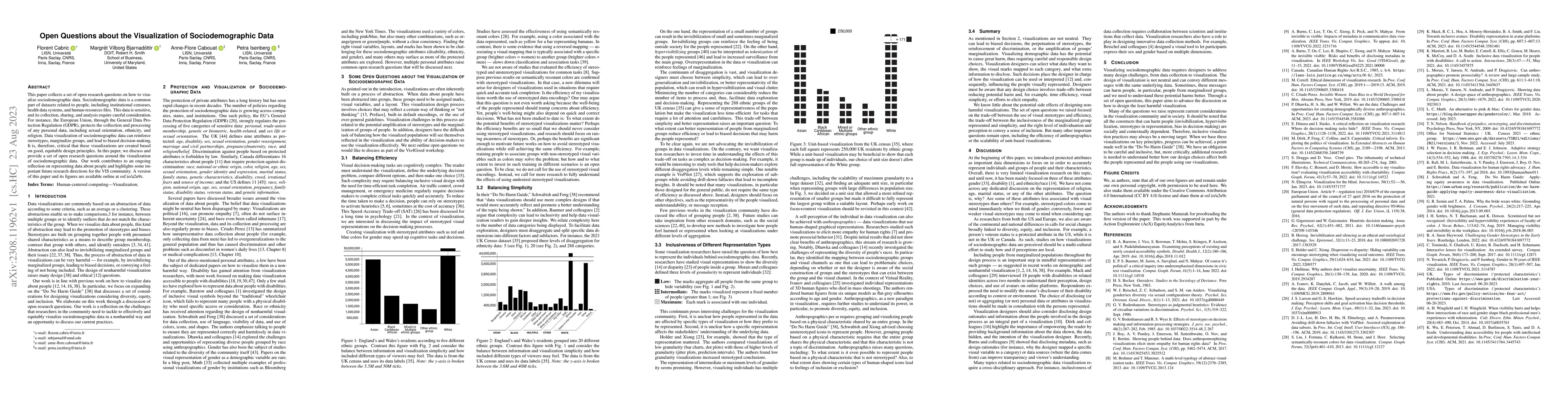 Thumbnail for Open Questions about the Visualization of Sociodemographic Data