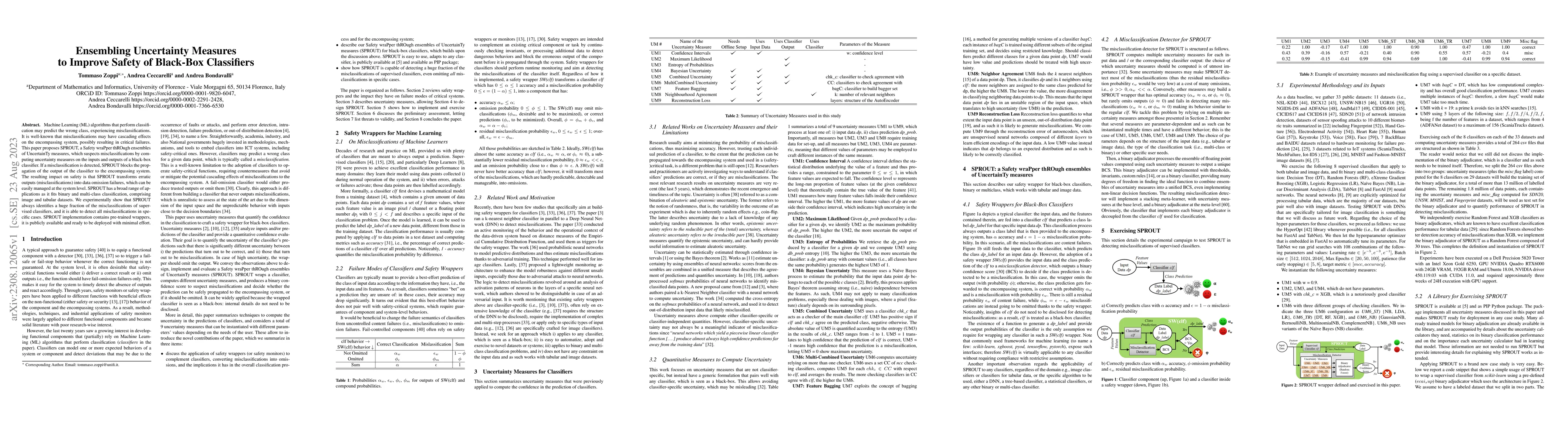 Thumbnail for Ensembling Uncertainty Measures to Improve Safety of Black-Box
  Classifiers