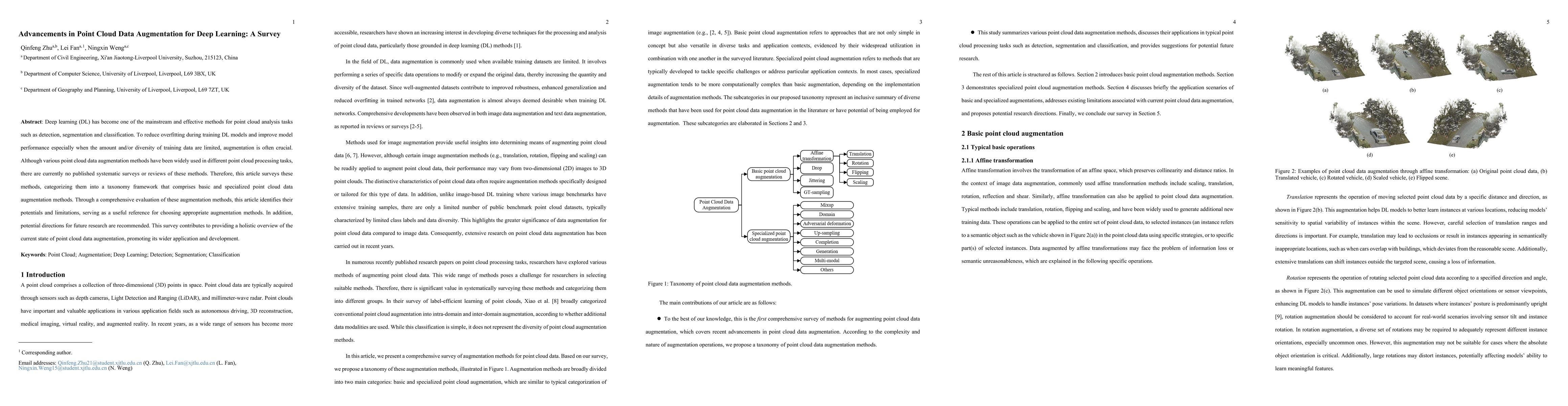 Thumbnail for Advancements in Point Cloud Data Augmentation for Deep Learning: A
  Survey