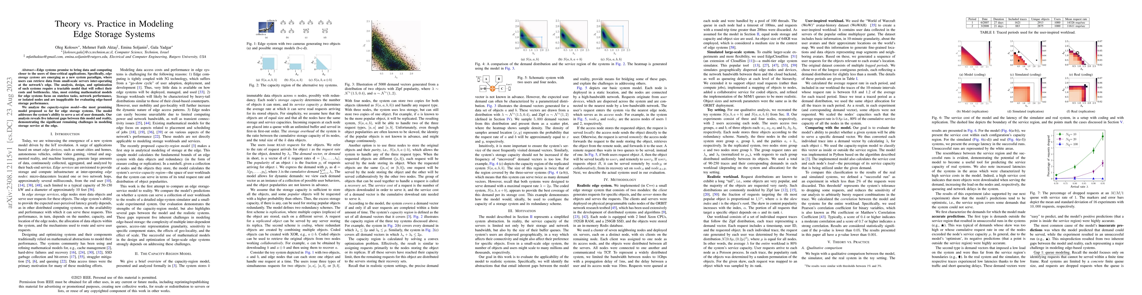 Thumbnail for Theory vs. Practice in Modeling Edge Storage Systems