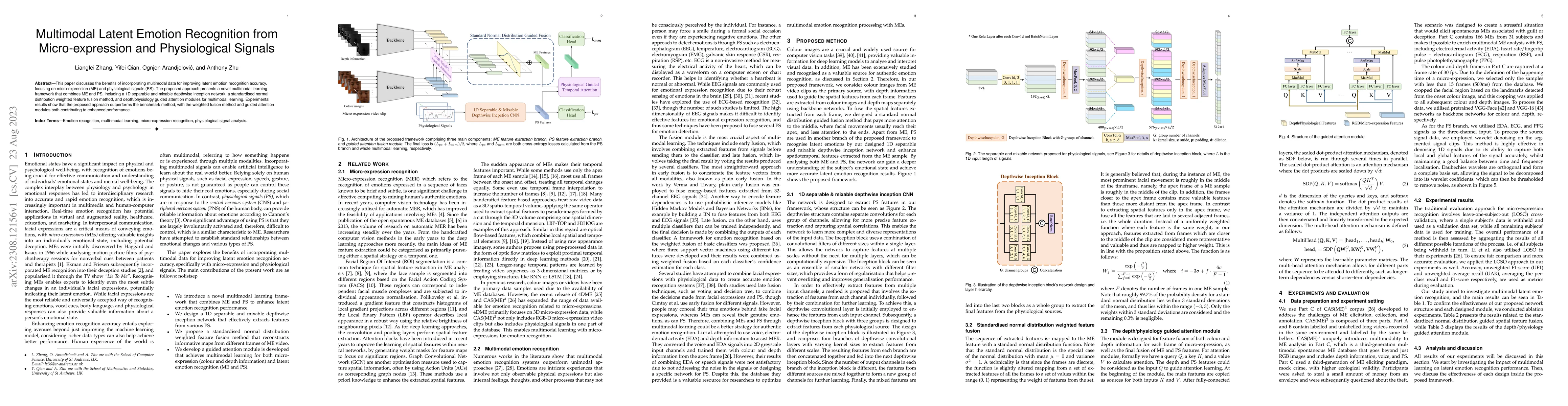 Thumbnail for Multimodal Latent Emotion Recognition from Micro-expression and
  Physiological Signals