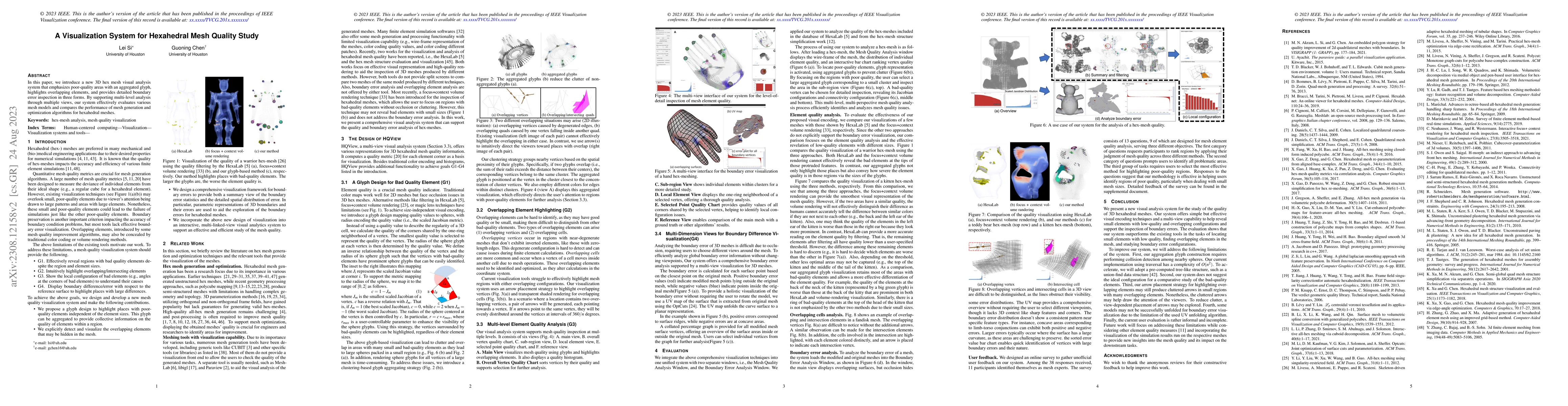 Thumbnail for A Visualization System for Hexahedral Mesh Quality Study
