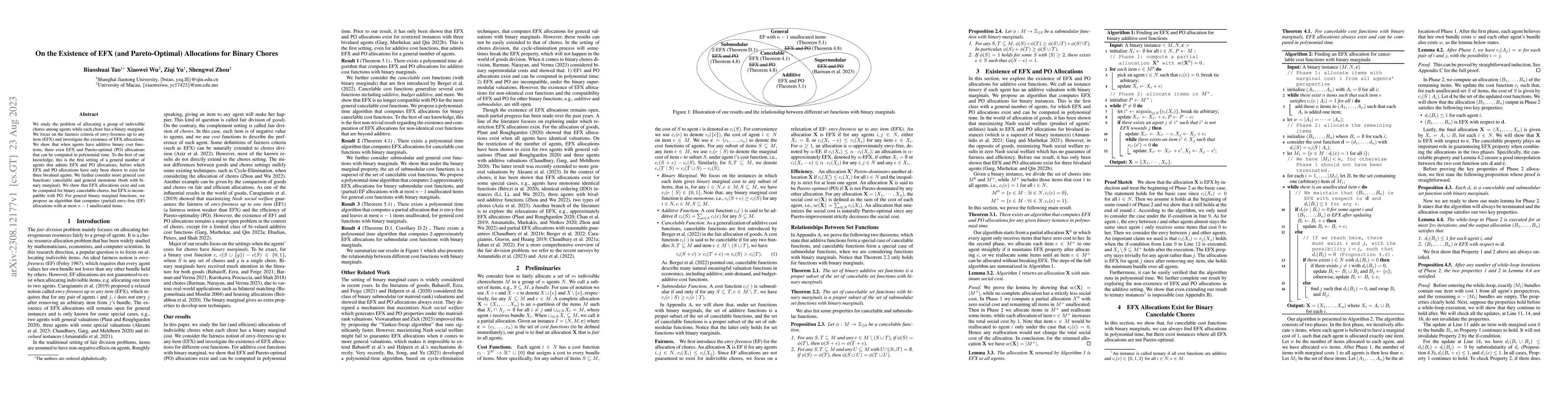 Thumbnail for On the Existence of EFX (and Pareto-Optimal) Allocations for Binary
  Chores
