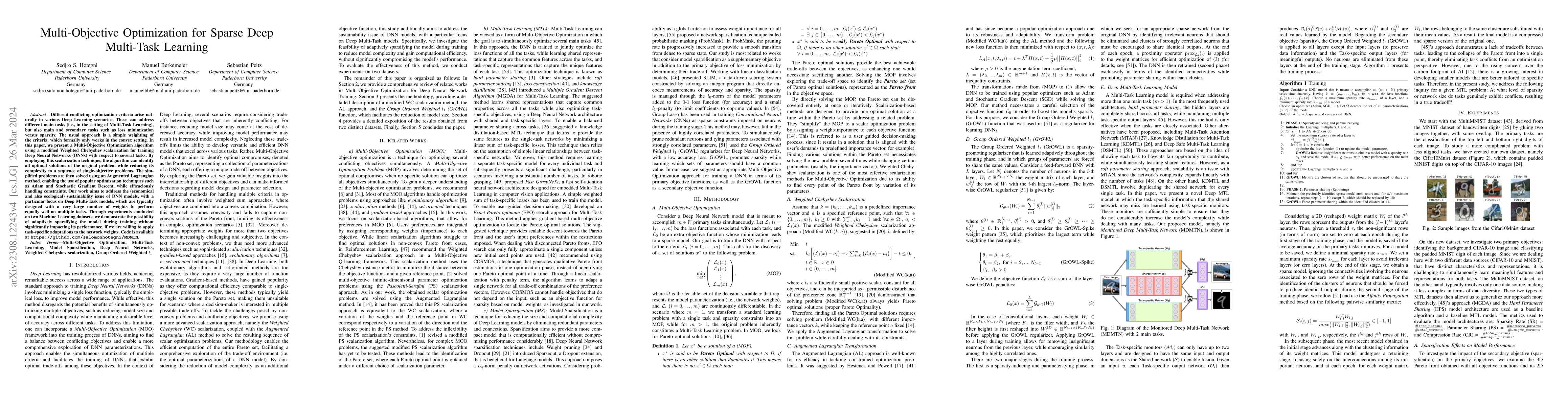Thumbnail for Multi-Objective Optimization for Sparse Deep Multi-Task Learning