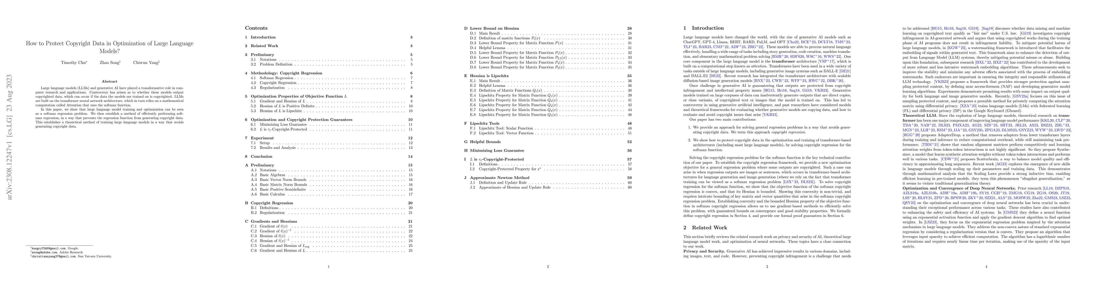 Thumbnail for How to Protect Copyright Data in Optimization of Large Language Models?