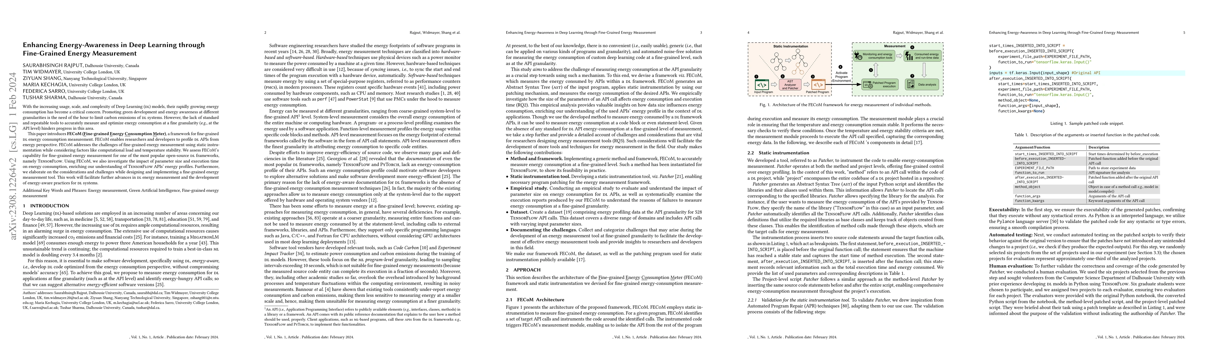 Thumbnail for Enhancing Energy-Awareness in Deep Learning through Fine-Grained Energy
  Measurement