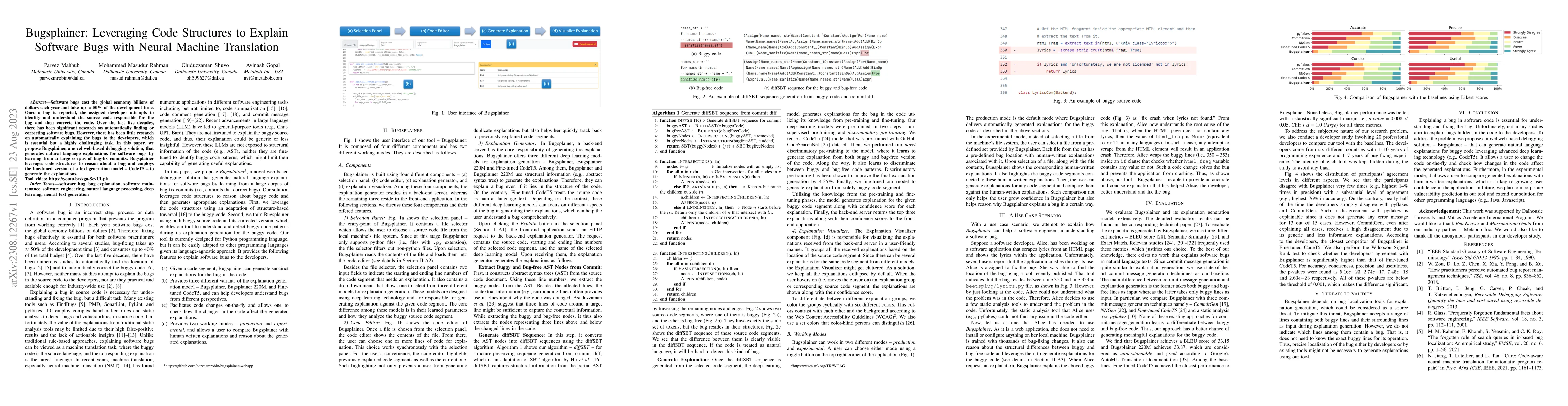 Thumbnail for Bugsplainer: Leveraging Code Structures to Explain Software Bugs with
  Neural Machine Translation