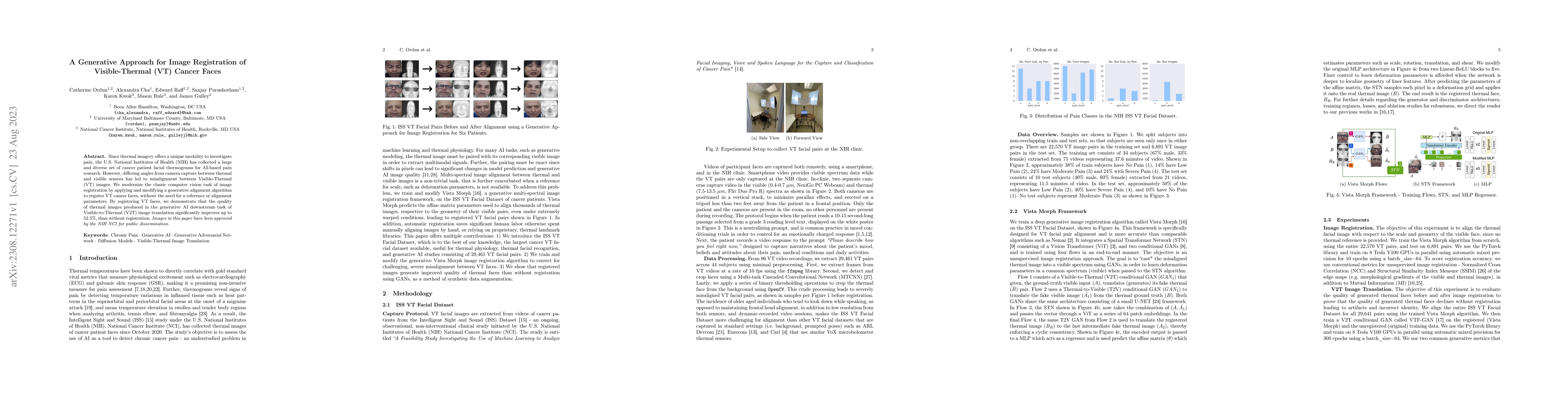 Thumbnail for A Generative Approach for Image Registration of Visible-Thermal (VT)
  Cancer Faces