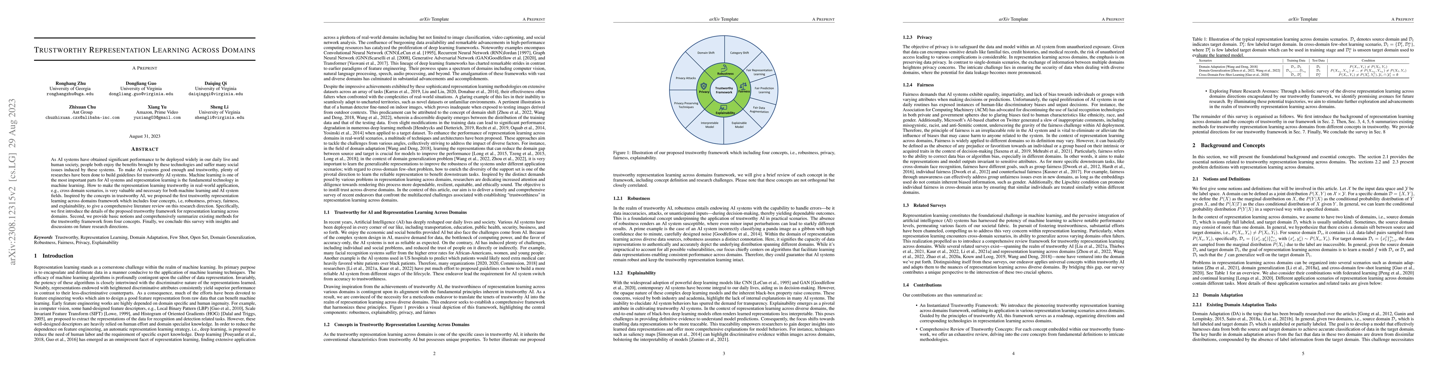 Thumbnail for Trustworthy Representation Learning Across Domains