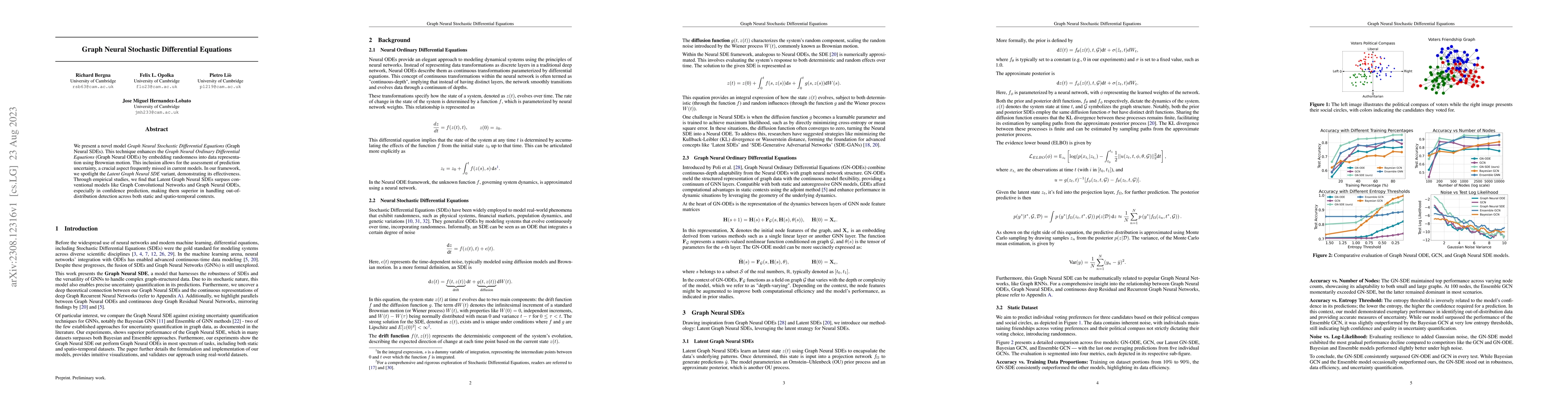 Thumbnail for Graph Neural Stochastic Differential Equations