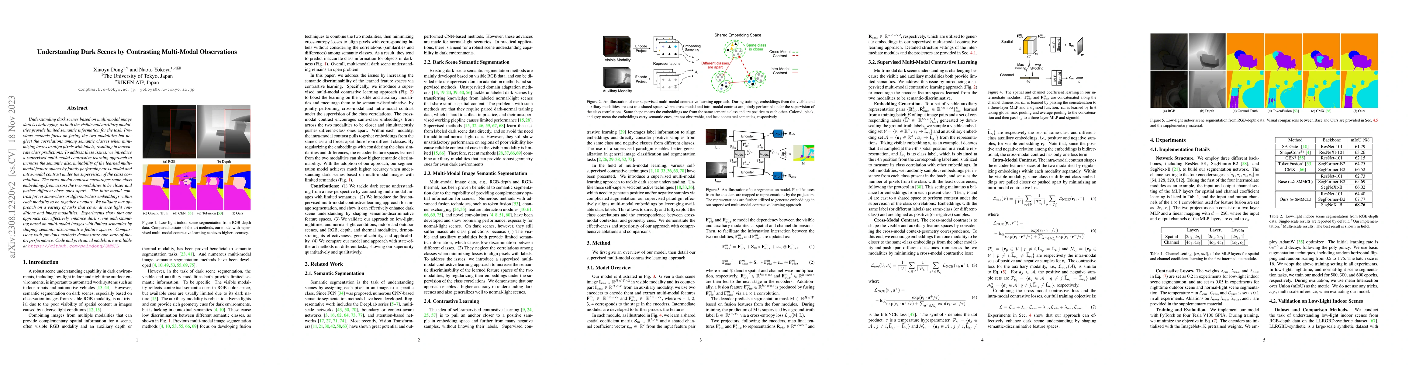 Thumbnail for Understanding Dark Scenes by Contrasting Multi-Modal Observations