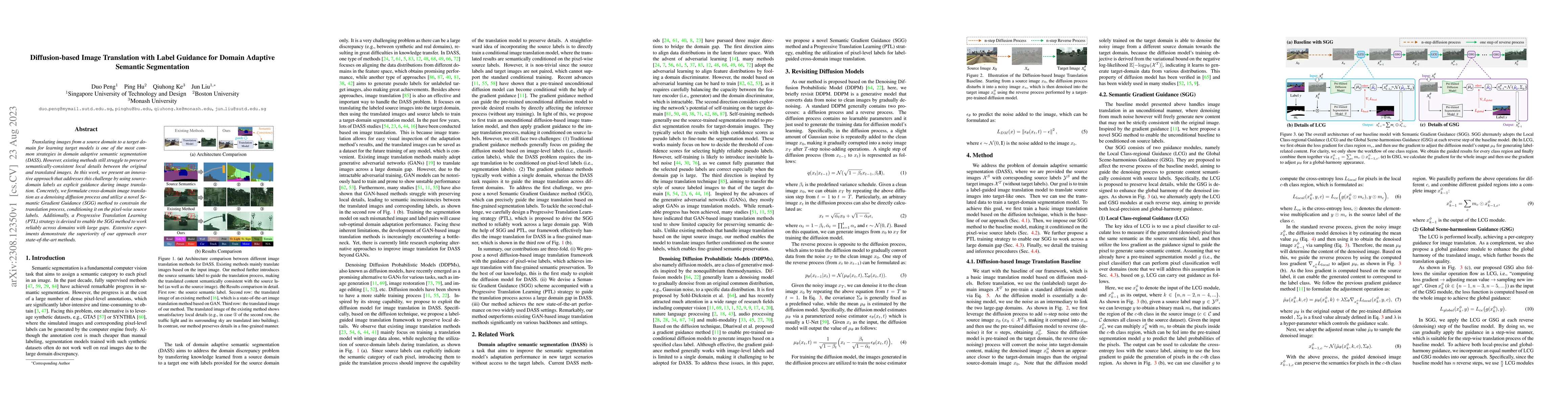 Thumbnail for Diffusion-based Image Translation with Label Guidance for Domain
  Adaptive Semantic Segmentation