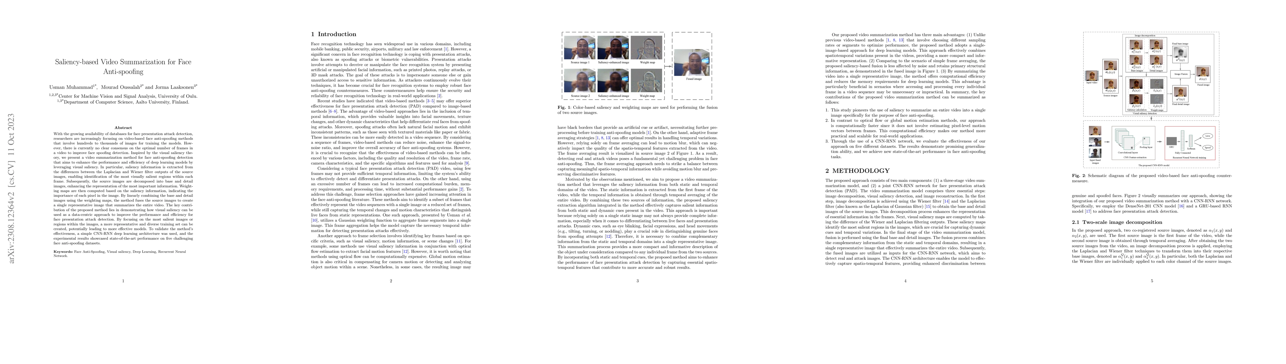 Thumbnail for Saliency-based Video Summarization for Face Anti-spoofing