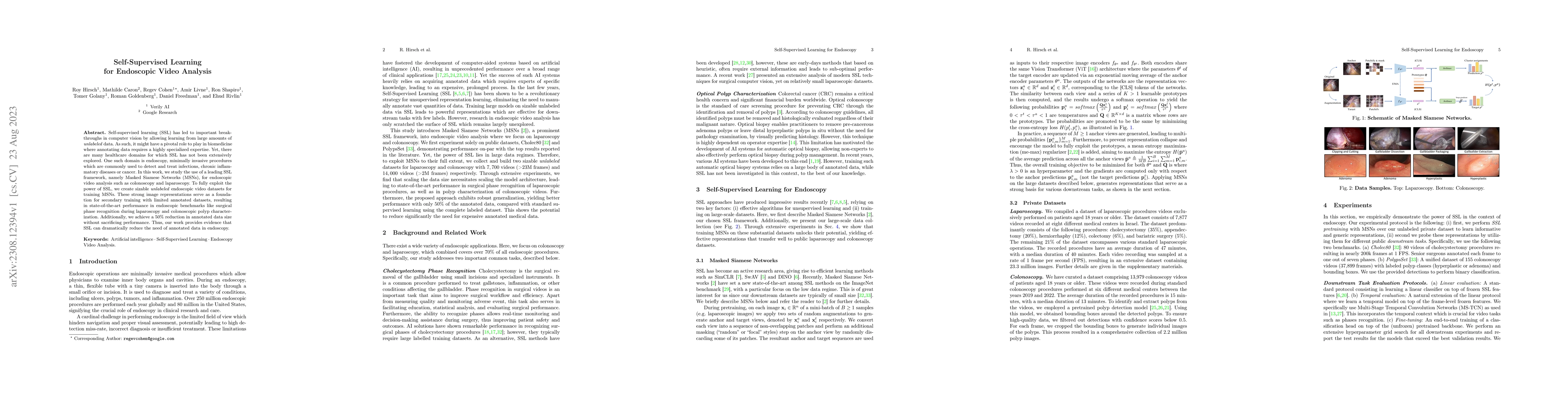 Thumbnail for Self-Supervised Learning for Endoscopic Video Analysis