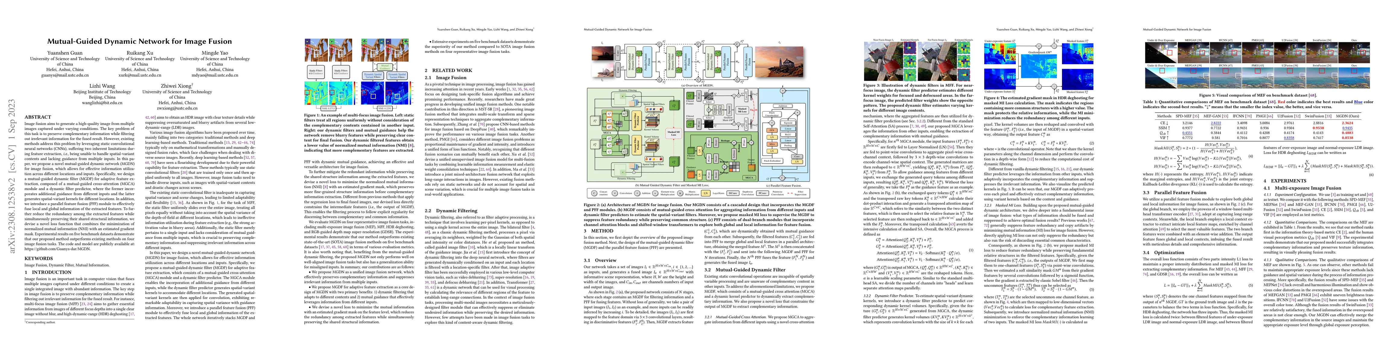 Thumbnail for Mutual-Guided Dynamic Network for Image Fusion
