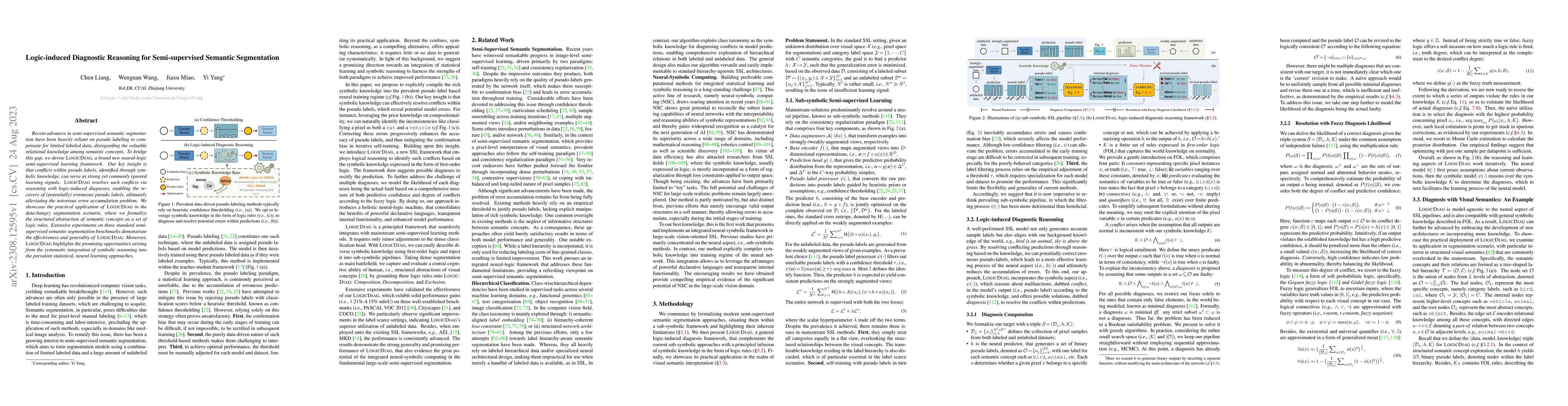 Thumbnail for Logic-induced Diagnostic Reasoning for Semi-supervised Semantic
  Segmentation