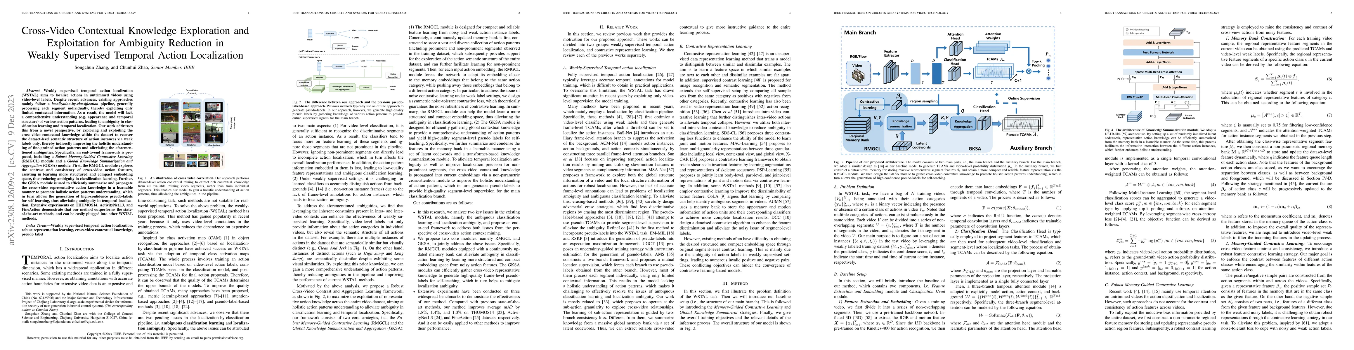 Thumbnail for Cross-Video Contextual Knowledge Exploration and Exploitation for
  Ambiguity Reduction in Weakly Supervised Temporal Action Localization