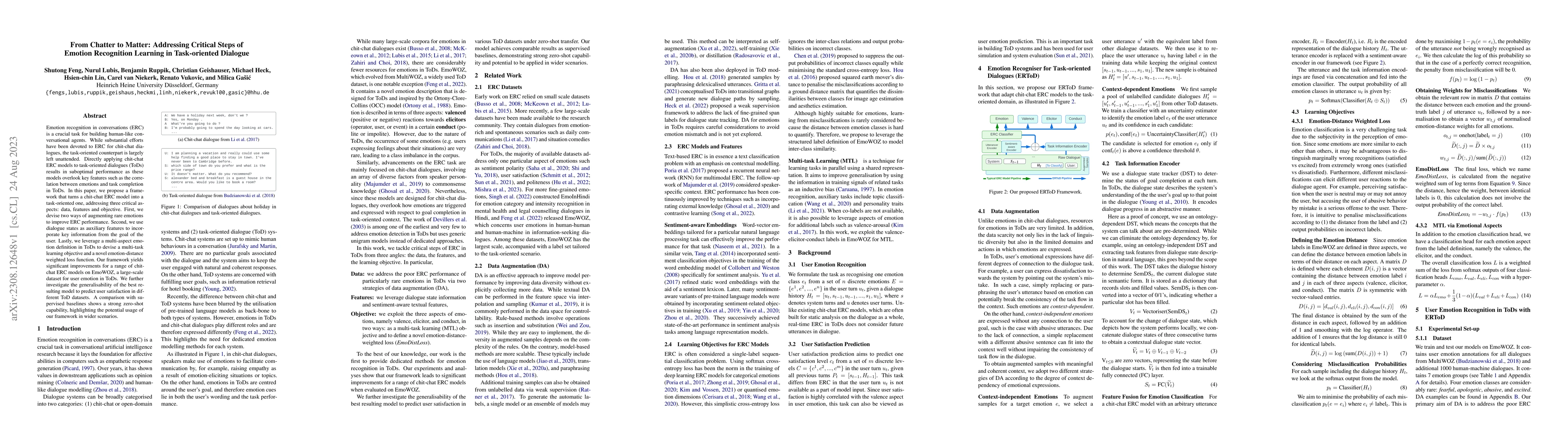 Thumbnail for From Chatter to Matter: Addressing Critical Steps of Emotion Recognition
  Learning in Task-oriented Dialogue