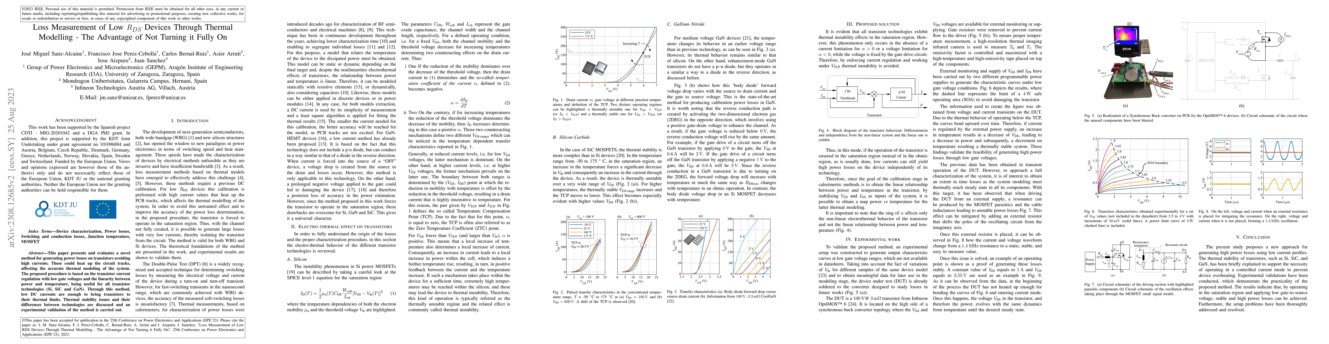 Thumbnail for Loss Measurement of Low RDS Devices Through Thermal Modelling - The
  Advantage of Not Turning it Fully On