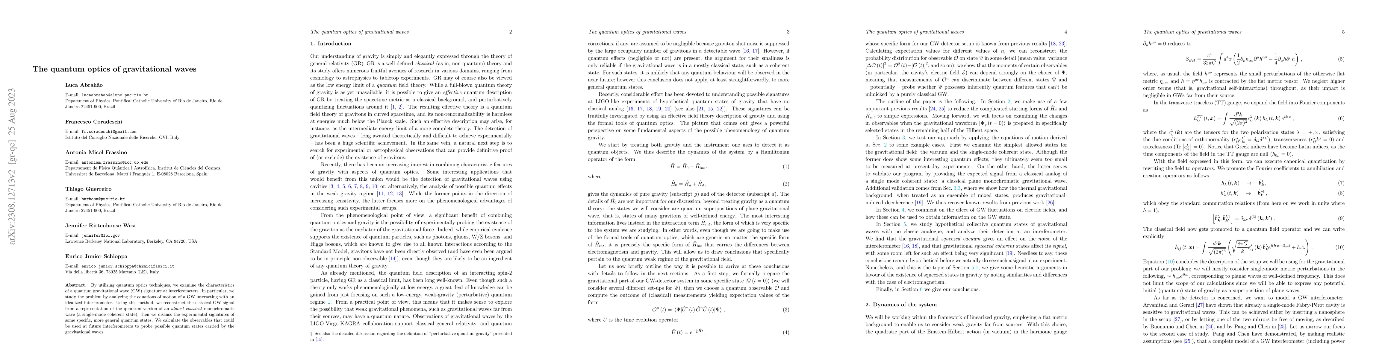 Thumbnail for The quantum optics of gravitational waves