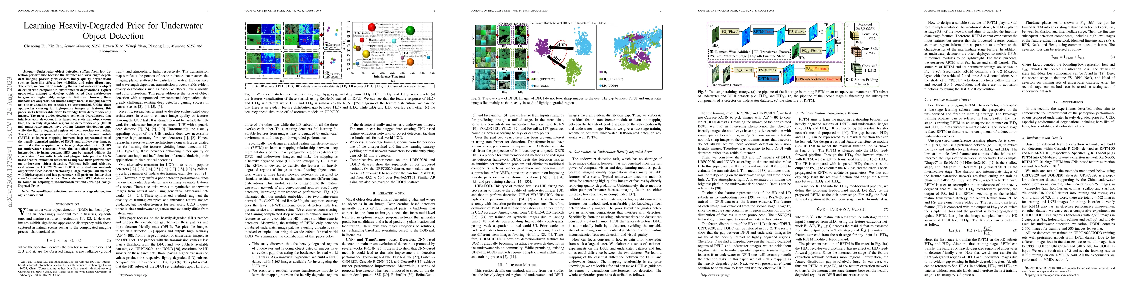 Thumbnail for Learning Heavily-Degraded Prior for Underwater Object Detection