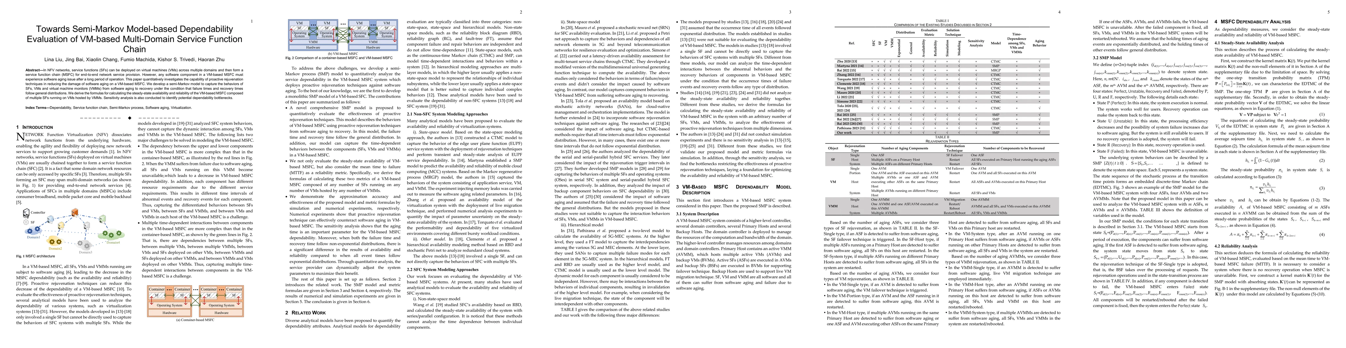 Thumbnail for Towards Semi-Markov Model-based Dependability Evaluation of VM-based
  Multi-Domain Service Function Chain