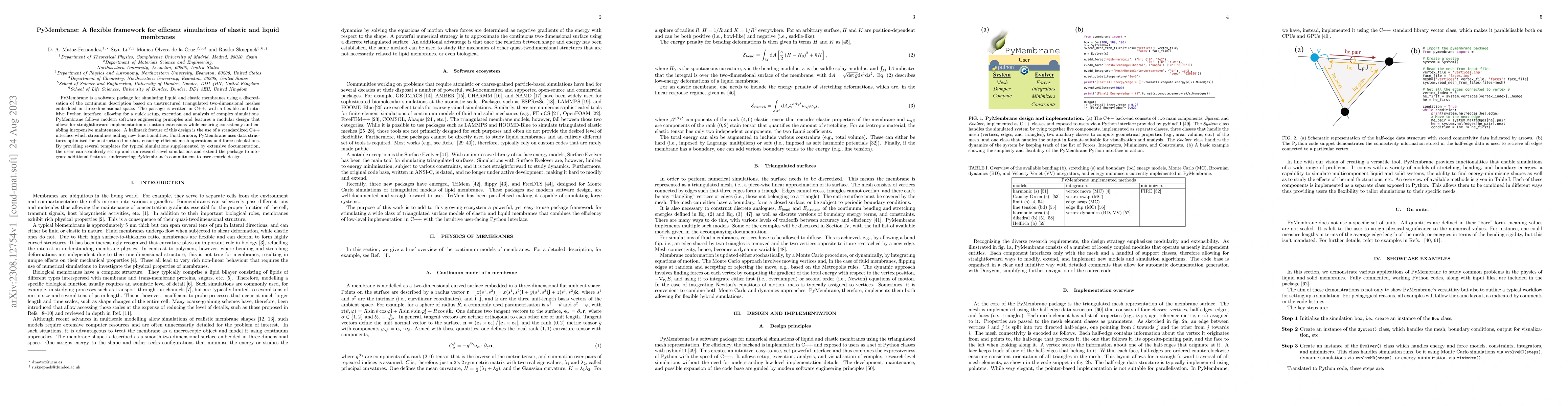 Thumbnail for PyMembrane: A flexible framework for efficient simulations of elastic
  and liquid membranes