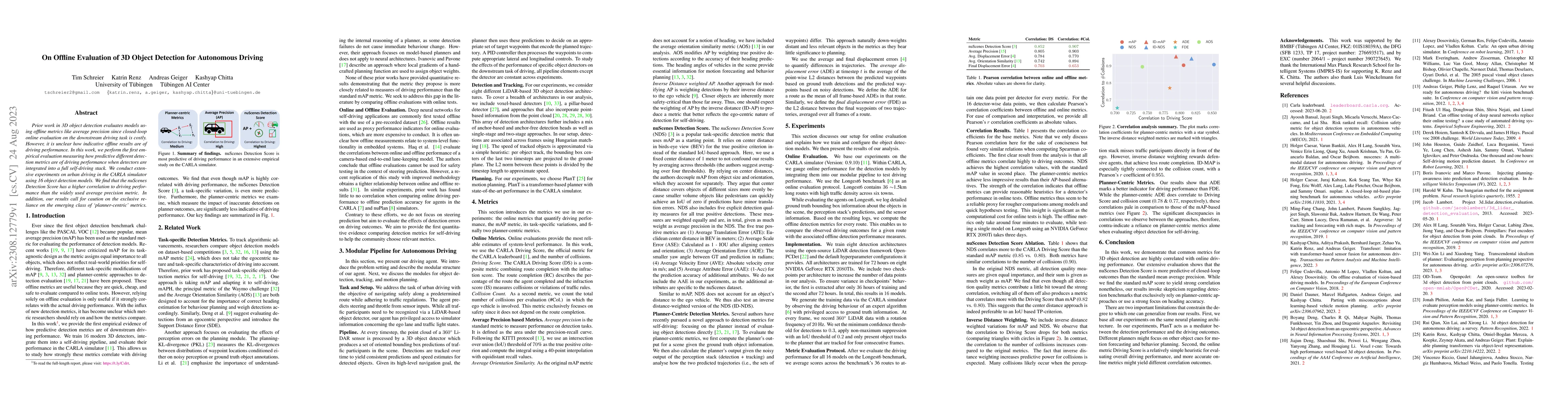 Thumbnail for On Offline Evaluation of 3D Object Detection for Autonomous Driving